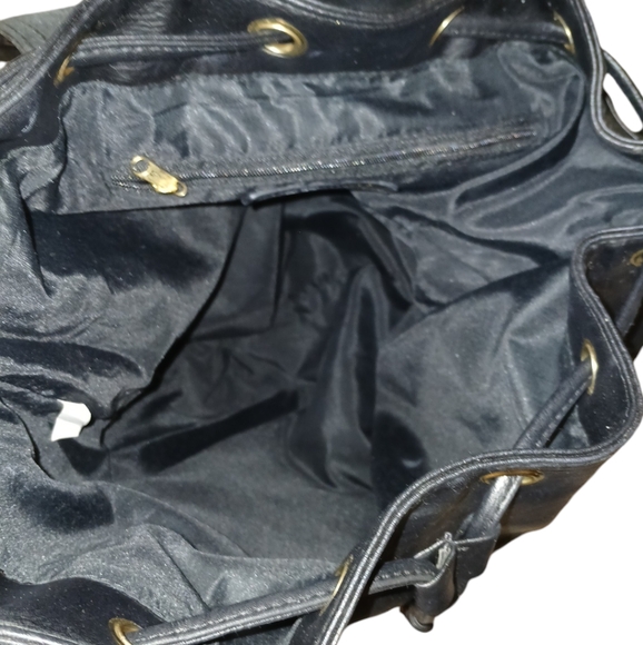 Rampage Black Leather Backpack - Picture 8 of 11